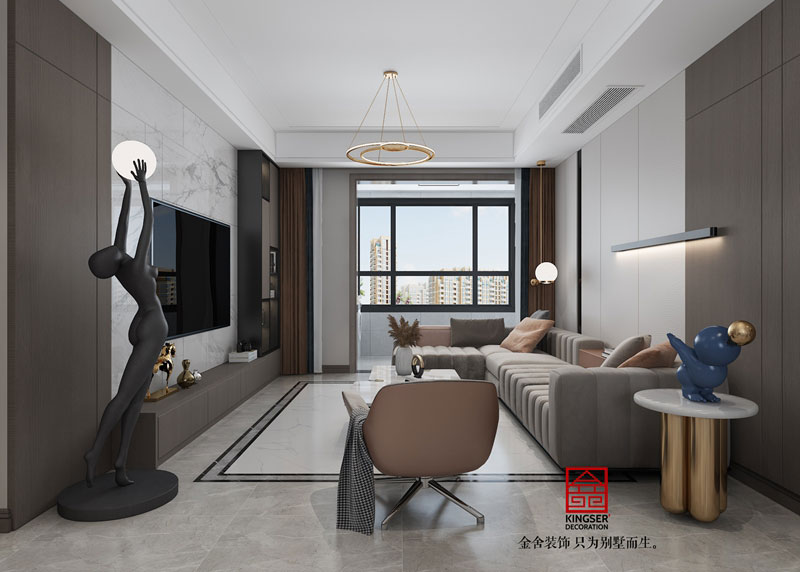 遠洋晟庭裝修設(shè)計150㎡現(xiàn)代簡約風(fēng)格效果圖