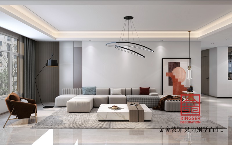 奧北公元150平現(xiàn)代極簡風(fēng)格裝修設(shè)計(jì)
